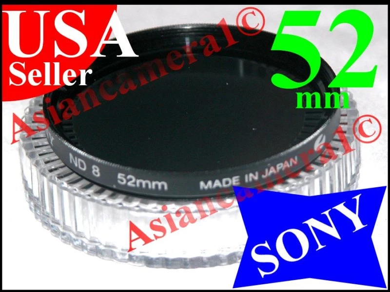 Genuine Sony OEM 52mm ND-8 Neutral Density Lens Filter Camcorder Circular Camera - Image 2 of 2