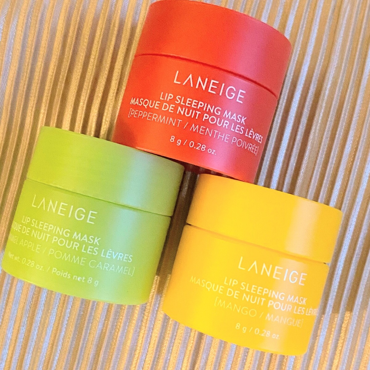 Laneige CHOOSE Lip Mask SWIRL CANDY CANE EGGNOG PEACH ICED TEA