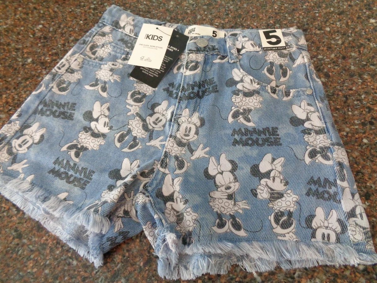 Mickey denim shop shorts zara