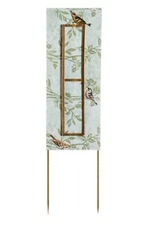 Peaceful Birds Artful Address Plaque Or Stake Metal 38x10” By Evergreen