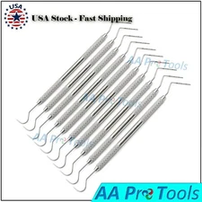 10 Dental Williams Explorer UNC 15/23 Color Coded Probe Double Ended Instruments