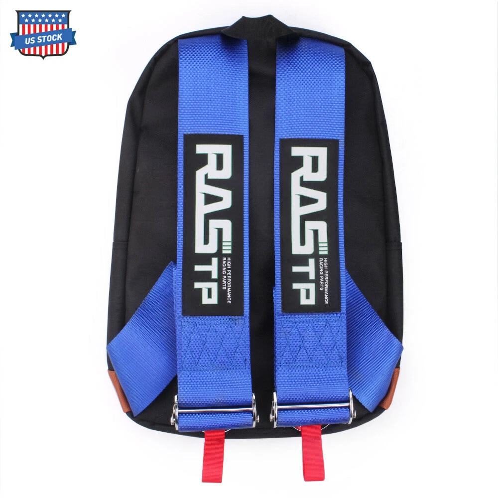 Backpack with 2024 seat belt straps