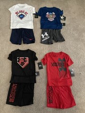 Lot Of New Boys Sets Under Armour Nike -size 4