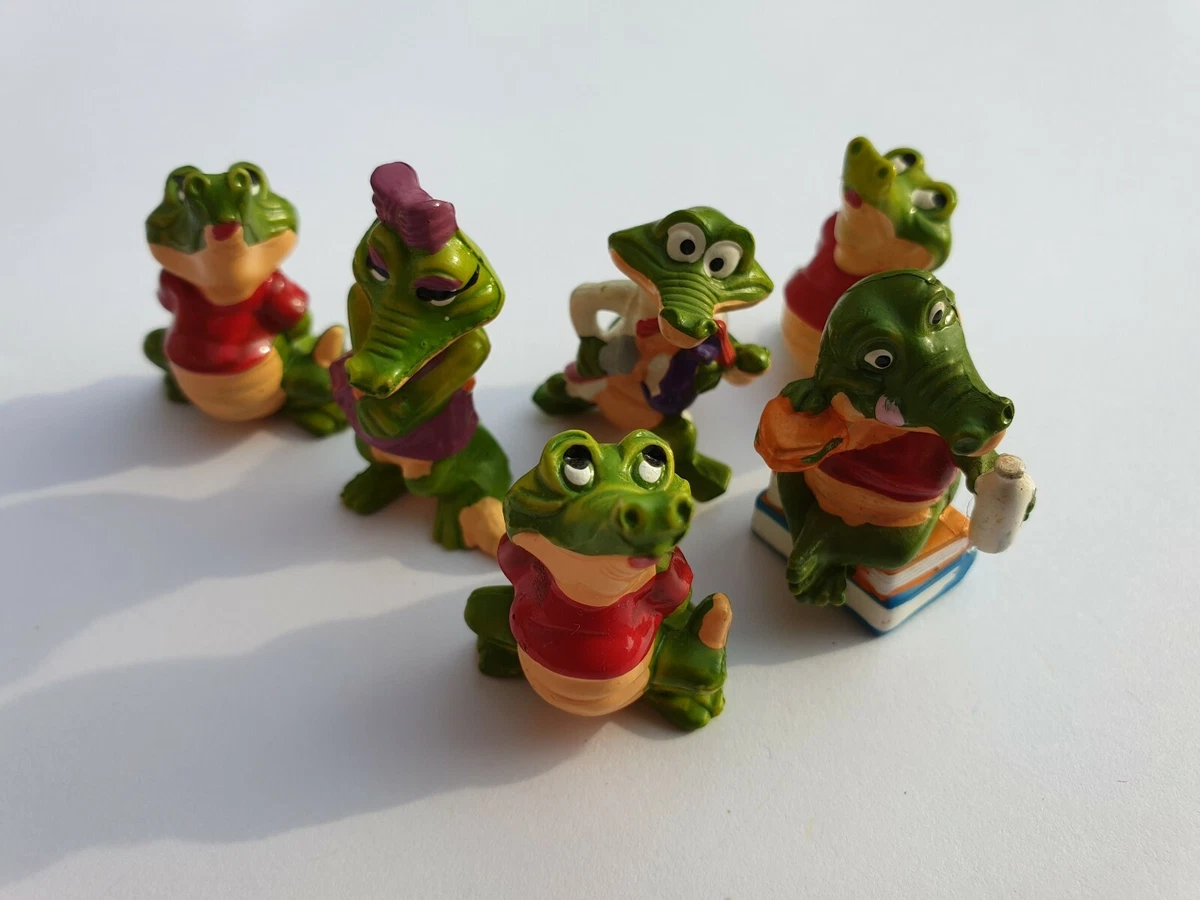 Vintage 1990 s KINDER SURPRISE Egg CRAZY CROCOS Crocodile Croc Retro TOY