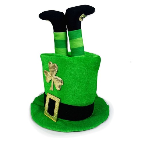 Print Shamrock Hat Green Costume Party Accessories Saint Patricks Day - Picture 6 of 6