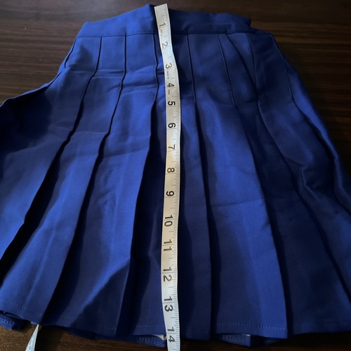 Sangtree Royal Blue Pleated School Girl Skirt w/ Under Shorts 4-5T 20”waist - Picture 2 of 9