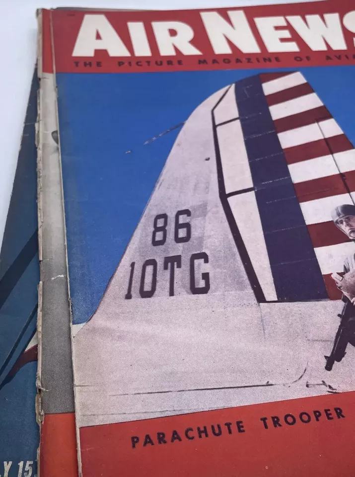 5 Vintage Air News Magazine's 1942 & 1943 W/4 FREE CLEVELAND ADS - Image 2 of 4