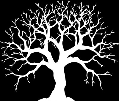 Devious Tree Sticker Eerie tree Scary tree stickers Halloween Creepy Tree Vinyl Decal ...
