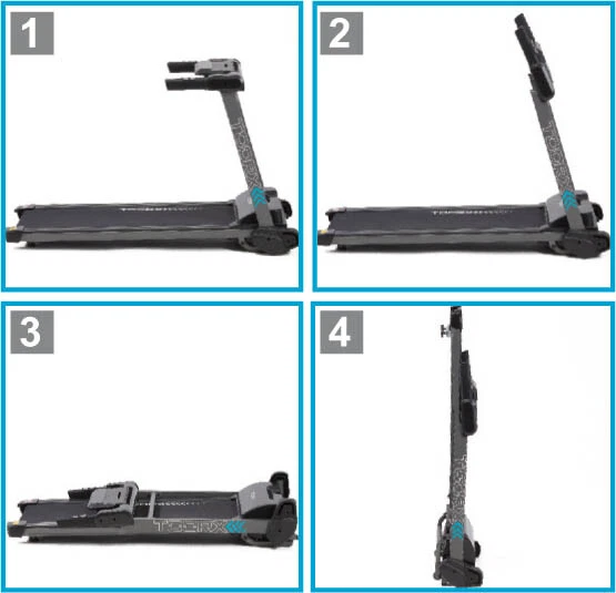 Tapis Roulant TRX Smart Compact HRC Salvaspazio Pre-assemblato hand pulse Toorx - Immagine 2 di 4