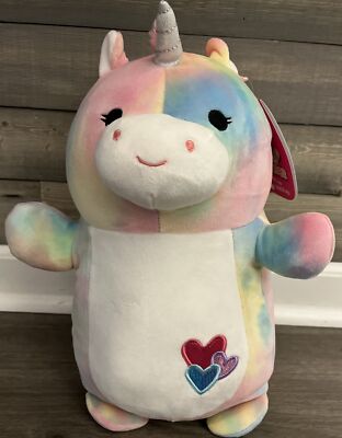 Squishmallows Trish the Unicorn KellyToy Hug Mees Soft Plush 12'' New with Tags