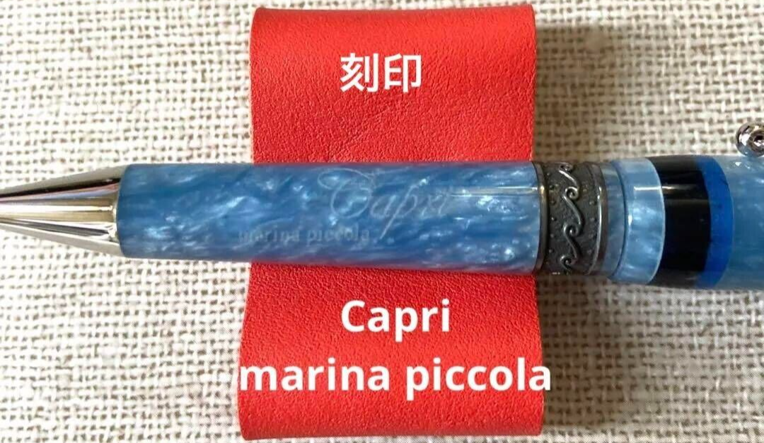 ほぼ新品】DELTA Marina Piccola 万年筆 Capri Delta Marina Piccola Limited Edition Fountain Pen from Capri