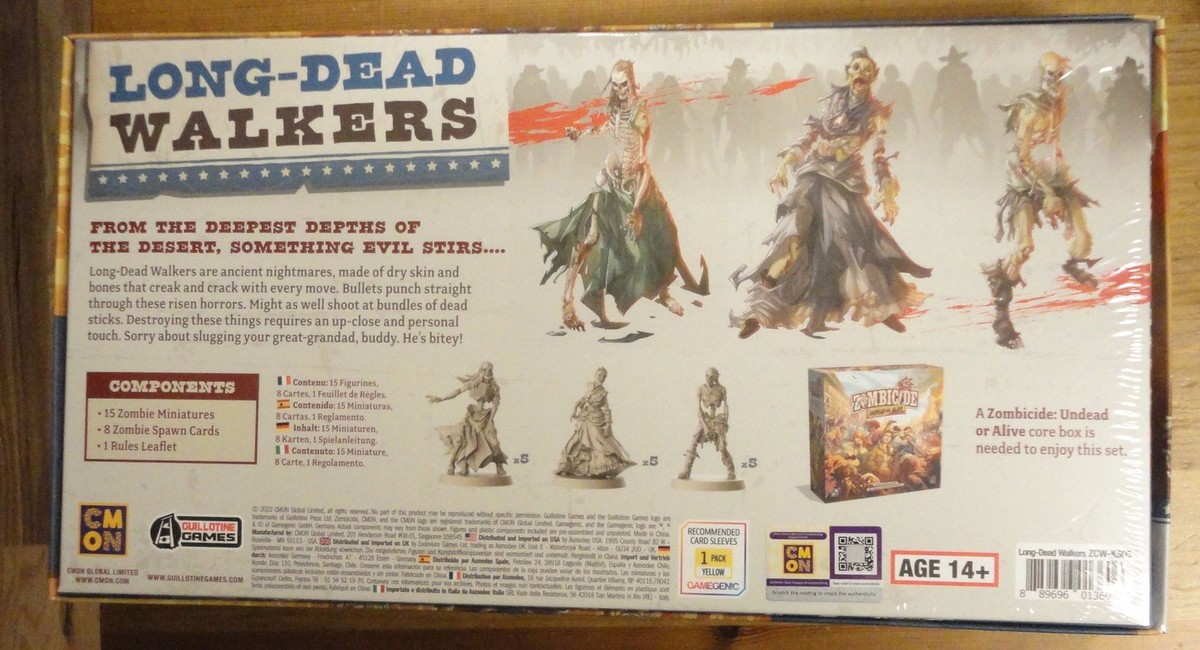 Zombicide: Undead or Alive Long-Dead Walkers Kickstarter Exclusive