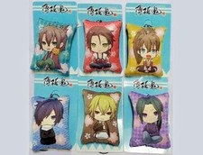 NEW Hakuouki Deformed Mini Cushion Mascot 6 Types Official Japan