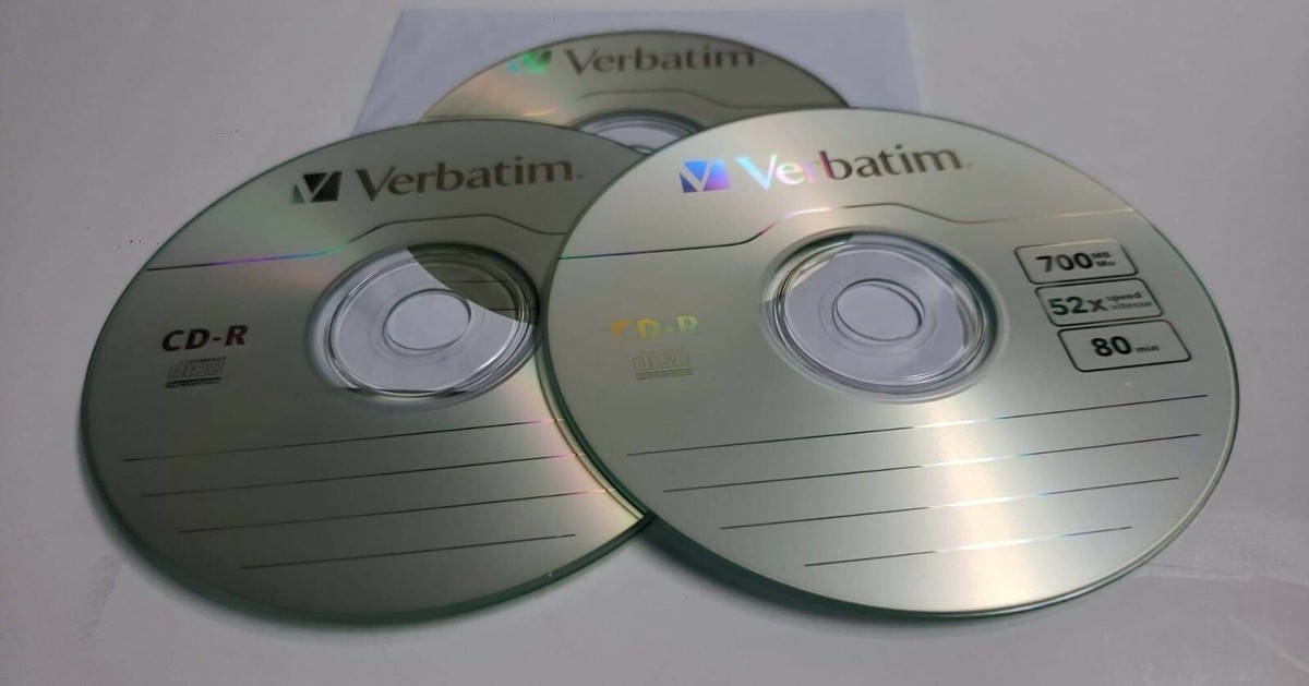 3,6,9CDR VERBATIM 52X Blank CD-R CDR Logo Branded 700MB