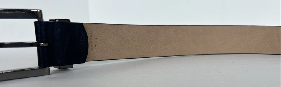 Callaway Mens Belt 44 Black Full Grain Cowhide Belt Buckle Golf - Изображение 4 из 4