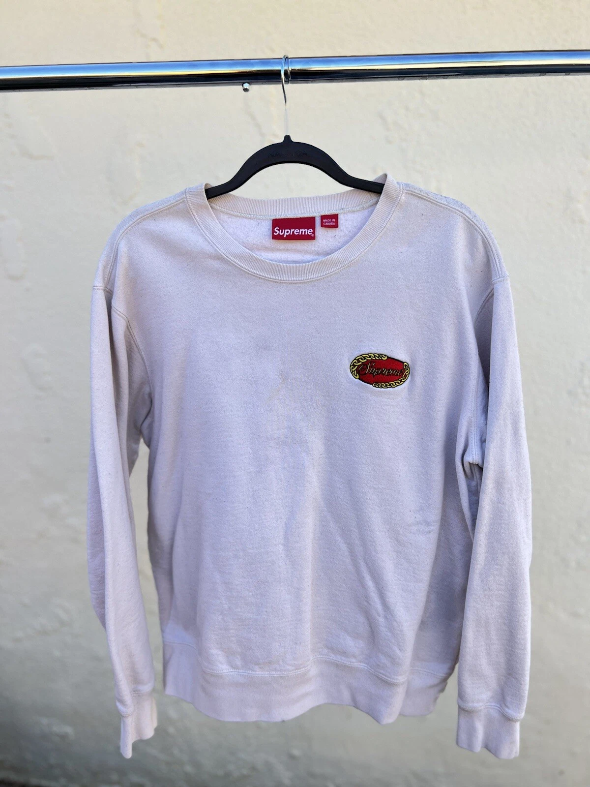 Sweat à capuche Supreme logo enchaîné taille M