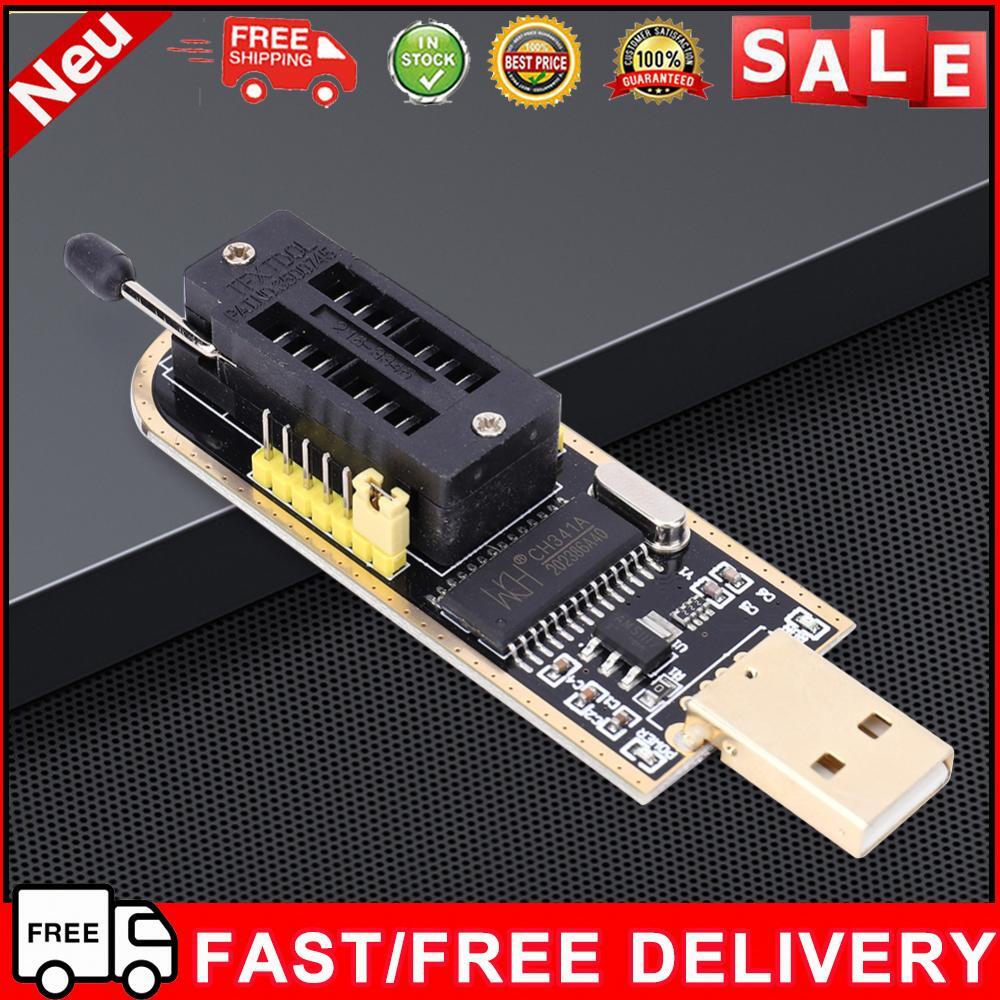 CH341A 24 25 Series USB Programmer 8 PIN/16PIN EEPROM Flash BIOS ...