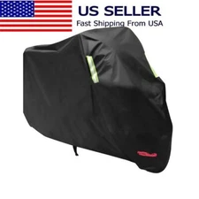 M Black Motorcycle Bike Storage Cover Outdoor Dust Waterproof For Honda Grom 125
