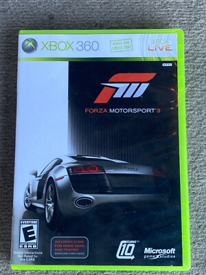 Forza Motorsport 3 (Microsoft Xbox 360, 2009) - 2 Disc Complete Tested Works