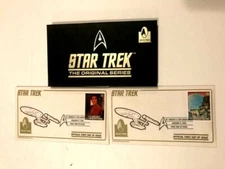 1996 Star Trek - First Day of ISSUE Stamped Envelopes with COA! 