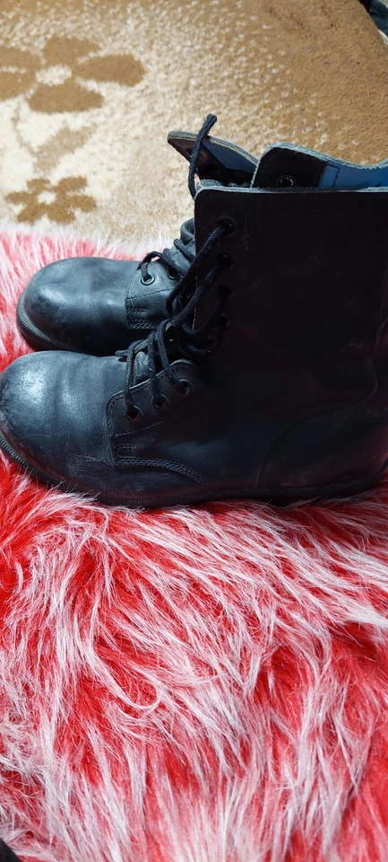 Brill work boots BLACK LEATHER BOOTS SHOES SIZE 42 - Image 2 of 4