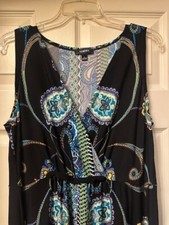 Elementz Maxi Multicolored Sleeveless Dress, Size L, Excellent Condition!!!