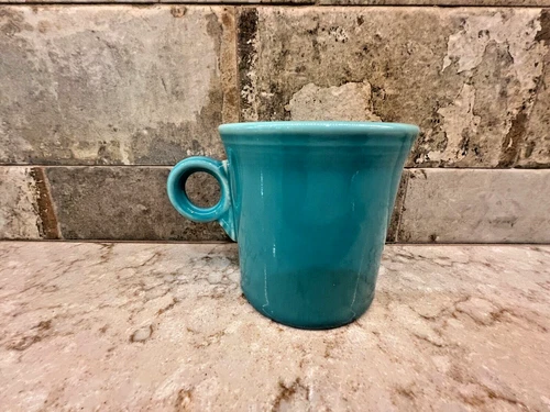 Homer Laughlin Turquoise Fiesta Mug #2