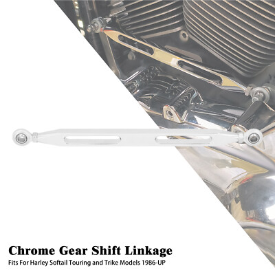 Chrom Schalthebel Gestänge Für Harley Softail Breakout Fat Boy Touring 1986-2023