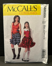 McCall's Costumes Misses  S-XL   Girls 7-14 Tops, Dress,  Skirt M6999
