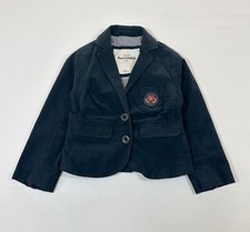 Abercrombie Fitch Brushed Cotton Navy Blue Kids Size Small Blazer
