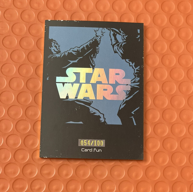 Grievous Gold Border #d/100 Disney 054/100 SP Star Wars Card Fun