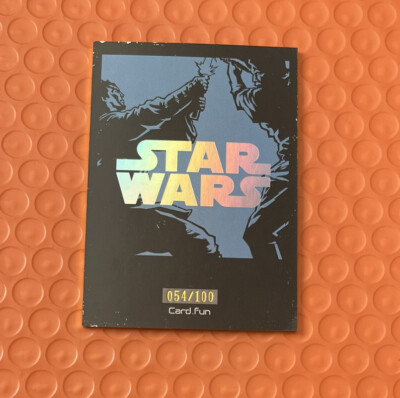 Grievous Gold Border #d/100 Disney 054/100 SP Star Wars Card Fun