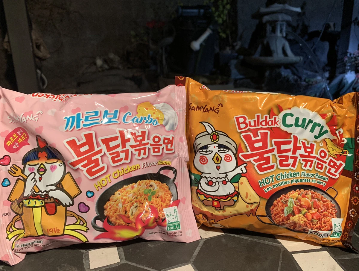 Korean Fire Noodles in carbonara? Samyang Buldak Carbonara Hot Chicken  Flavor Ramen