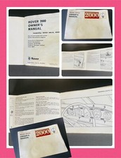 Rover 2000 original Owners Manual (Handbook) c.1973 2000SC 2000TC + Automatic