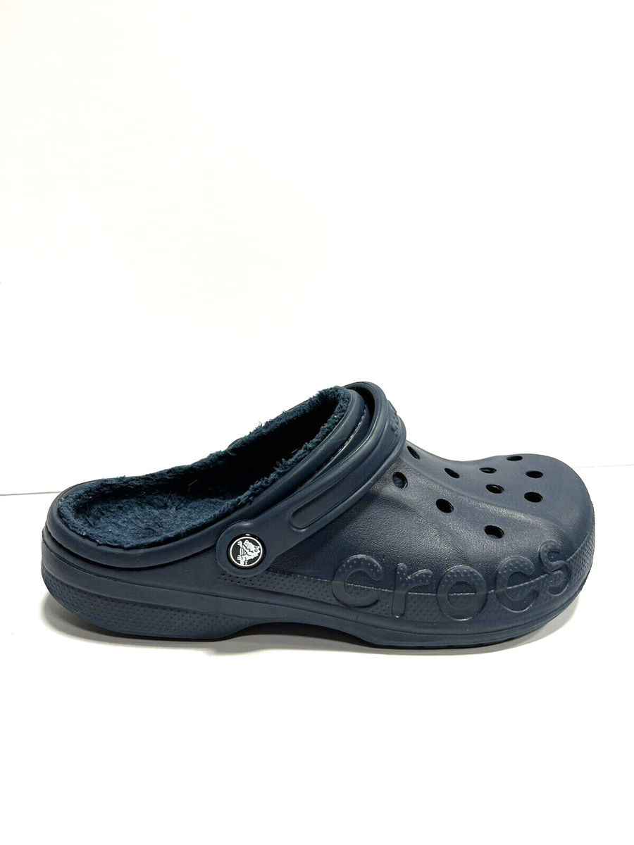Crocs Baya Lined Clog Navy men shoes size 9 Crocs Unisex 206633 Baya Lined Clogs Shoes Navy Blue Size  main image 2