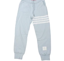 Thom Browne Light Blue Classic Engineered Loopback 4 Bar Sweatpants Size 3 (M)