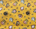 3/4 Yd Mary Engelbreit Quilt Fabric Yellow Teapot Cup of Kindness Tea Pot Gold