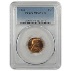 1936 Lincoln Wheat Cent MS 67 RD PCGS Penny Uncirculated SKU:I22391