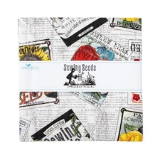 Sewing Seeds 10" Stacker by J Wecker Frisch, Riley Blake Designs, Precut 10" 