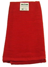 DANICA NOW DESIGNS KT Ripple Red, 1 EA,Towels & Dishcloths