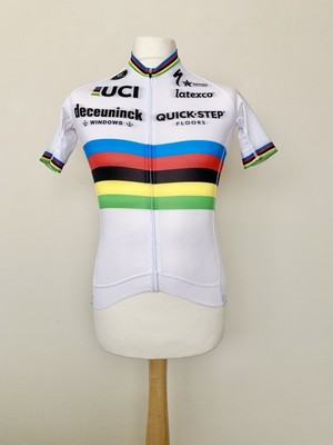 Deceuninck Quick Step World Champion 2020 2021 worn issued to Alaphilippe shirt