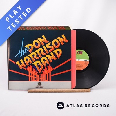 The Don Harrison Band Red Hot LP Album Vinyl Record 1977 K50340 Atlantic - EX/EX