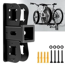 Hitch Wall Mount Receiver, Bike Rack Organiser, Maximum Load 2“ Receiver