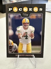 2008 Topps - Brett Favre #34 Black Boarder #/53 Green Bay Packers