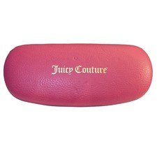 Juicy Couture Hard Clamshell Sunglasses Case Hot Pink Designer Eyeglasses Case