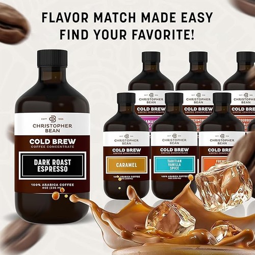 Christopher Bean Espresso Dark Roast Cold Brew Flasche - glatter & starker Geschmack - Bild 7 von 7