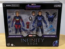 Marvel Legends Avengers Endgame Infinity Saga Captain Marvel Rescue Armor 2 Pack