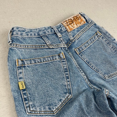 Vintage ESPIRIT Jeans Damen 5/6 Blau Made In USA Slim Cut Mom Tapered High Rise - Bild 1 von 17