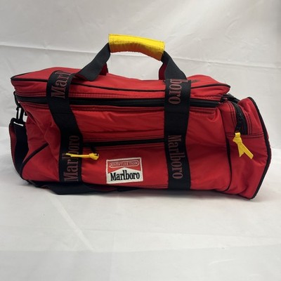 Marlboro Adventure Team Lizard Rock Cooler Duffel Bag Black Red And Lunch bag