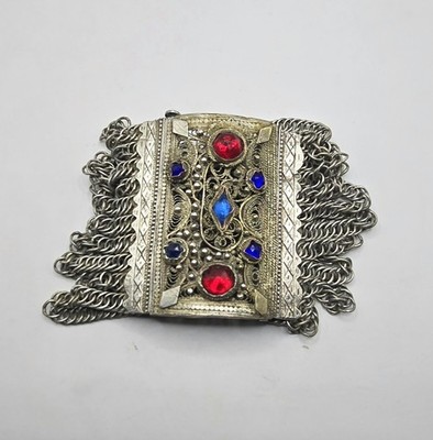 Antikes Belenzuka Armband Bosnien Osmanisch Silber teilvergoldet 19,5 cm 94,8g